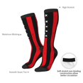 thumbnail image 6 of Fotbe Nautical American Flag print Women's Men's Novelty Crew Socks Cotton Socks Knee High Socks for Walking,Running,Nurses,Pregnancy, 6 of 8