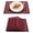 Dark Red, variant on Sm:)e Orange Table Runner, Hollow Out Laser Cut Solid Color, Seasonal Summer Washable Kitchen Dining Table Decoration for Home Party Decor 13x36 Inch