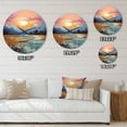 thumbnail image 4 of Designart "EFlowal Terrain II" Abstract Impressionism Oversized Wall Clock, 4 of 5