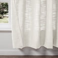 thumbnail image 4 of TWOPAGES Room Darkening Grommet Drape Linen Blend Curtain for Kids Room, 1 Panel, 52"x63", Beige White, 4 of 5