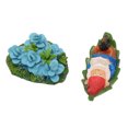 thumbnail image 4 of Gnomos De Jardinería En Miniatura: Juego De Estatua Y Accesorios De Gnomo De Jardín De 2 Piezas, Libro De Lectura, Estatua De Arbusto De Flores De Gnomo De Jardín, Estatuilla De Gnomo, Decoraciones Pa, 4 of 5
