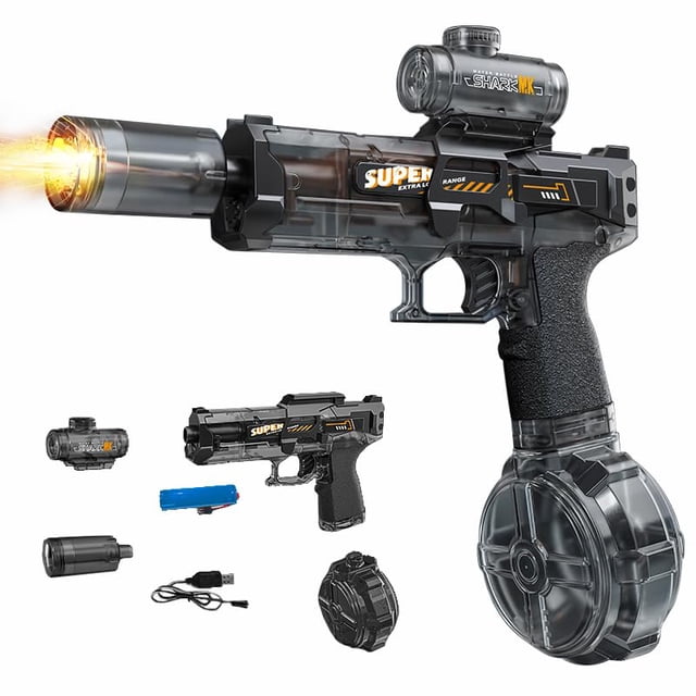 Pistola de agua eléctrica YoPoll ColorBlast LED para adultos/niños