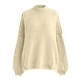 thumbnail image 6 of Womens Plus Size Lightweight Knit Sweater Soft Pullover Crewneck Long Sleeve Casual Comfortable Everyday Top for Fall and Winter, 6 of 6