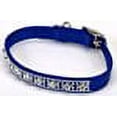 thumbnail image 2 of Coastal Jeweled Dog Collar, Blue, 2 Extra Small - 3/8" x 10", 2 of 3