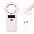 thumbnail image 1 of Riwcyla Pet Microchip Reader Scanner Wireless RFID Handheld Chip Scanner Rechargeable Animal Tags Scanner with OLED Display Support EMID FDX,B(ISO11784/85) 128 Data Storage for Pet Animal Management, 1 of 6