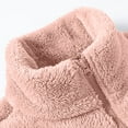 thumbnail image 6 of cfhntfmh Women's Coat Fleece Fluffy Jacket Sherpa Fuzzy Soft Stand Collar Zipper Casual Winter Warm Oversized Outwear Sweaters, 6 of 6