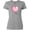 AC-Heather Grey, variant on Inktastic Pink Balloon Heart Women's T-Shirt