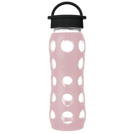 Lifefactory - Glass Water Bottle with Classic Cap and Silicone Sleeve Core 2.0 Desert Rose - 22 fl.