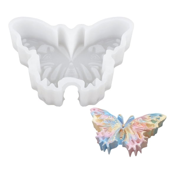 3D Butterfly Silicone Mold Cake Decorating Tool Butterfly Shape Chocolate Moulds Crafts Molds Silicone Baking Moulds