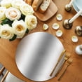 thumbnail image 2 of Brown Grey Round 13 Inch Placemats Set of 2, Gray Farmhouse Modern Rustic HeatResistant Non Slip Place Mats for Dining Table, Wipeable Braided Kitchen Table Mats for Housewarming, 2 of 9