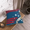 thumbnail image 5 of KLL Astronaut Runs Forward Decorative Throw Pillow Covers Velvet Soft for Couch Sofa Bedroom Living Room Outdoor (No pillow core)- 20"x20", 5 of 5