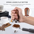 thumbnail image 2 of Distribuidor de café Irfora 51mm Espresso Tamper & Stirrer Set Tamper calibrado de café con base plana de acero inoxidable 304 con resorte Prensa de mango de madera Barista para máquina de espres, 2 of 6