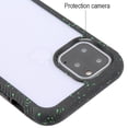 thumbnail image 2 of Apple iPhone 11 PRO MAX Phone Case Hybrid [Rigid Panel] [TPU Cushion] Enhanced Hand-Grip TPU Cushion Frame + Transparent Clear Shock-Absorbing Armor Rubber Bumper BLACK Cover for iPhone 11 Pro Max, 2 of 2