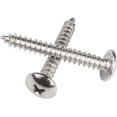 thumbnail image 4 of M5 x 35mm 20 Uds tornillos para madera de cabeza redonda tornillos de cabeza Phillips de acero inoxidable 304 tornillos autorroscantes con cabeza de seta sujetadores, 4 of 5