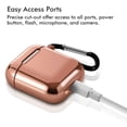 thumbnail image 4 of (2-Pack) Compatible with Airpods Case, Earbuds Accessories Shockproof Case Cover Portable & Protective Silicone Skin Cover Case Compatible for Apple Airpods 2 &1, 4 of 9