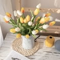 thumbnail image 5 of 10 Uds. De tulipanes falsos de PU, ramo de flores artificiales de tacto Real para decoración de boda, oficina en casa, 5 of 5