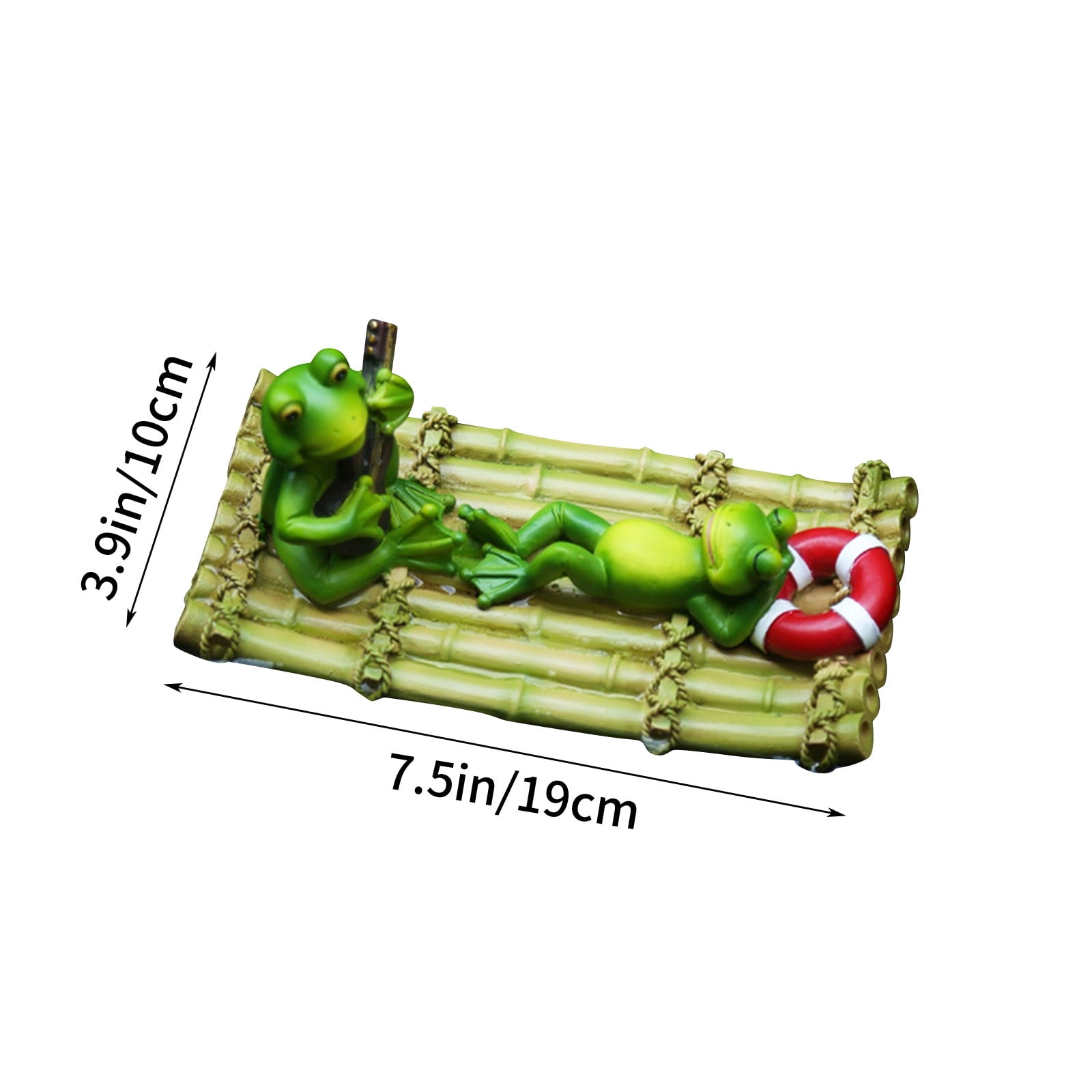 Resin Garden Animal Figurine Statue, Outdoor Floating Decor for Garden Pond Fish Tank Swimming Pool, Landscape Ornament for Patio Backyard Home Decor(C)