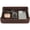 Brown, variant on FYJUCPA PU Leather Valet Tray, Practical Desktop Catchall Storage Organizer, Portable Table Organizer Tray for Storing Key TV Remote Wallet and Phone
