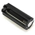 Black Cylindrical 3 AAA Battery Holder Adapter Case Box Flashlight Lamp Powerowl Aa Rechargeable