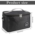 thumbnail image 3 of Reusable Lunch Bag, Lightweight and Compact, Perfect for Busy Lifestyles, Keeps Food Warm or Cold (Seamless Waterproof Interior, High-Density Thermal Insulation), 3 of 5