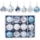thumbnail image 1 of 12 Piezas Bolas de Navidad Juego de Bolas de Navidad Bolas de Navidad Juego de Bolas de Navidad 2,4 Pulgadas / 6 cm, Bolas de Navidad irrompibles Decoración Árbol de Navidad Colgantes Regalos Verde, 1 of 4