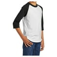 thumbnail image 5 of Yellow Rooster Youth Colorblock Raglan Jersey White/ Black S, 5 of 7