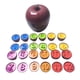 thumbnail image 5 of Juguete Montessori con diseño de manzana para niños, entrenamiento de concentración, regalos profesionales. Número, 5 of 9