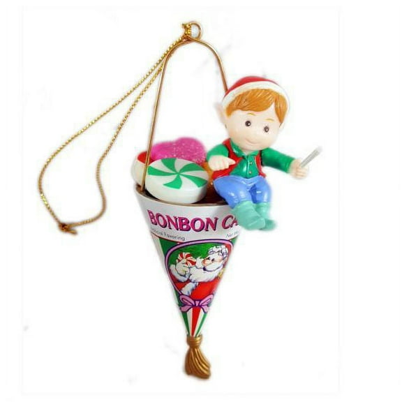 Vintage Matrix Christmas Traditions Bonbon Candy Ornament