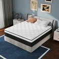 thumbnail image 5 of Mulinature 12 inch Queen Mattress in a Box, Gel Memory Foam and Pocket Spring Hybrid Mattress, 5 of 7