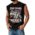 thumbnail image 2 of Youpwaven Men's USA 250th Anniversary Tank Top, Funny 4th of July Bigfoot Holding American Flag Graphic Muscle Shirt, Independence Day 1776-2026 Merica Sleeveless Tee S-3XL, 2 of 4