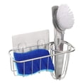 thumbnail image 4 of Estante Para Fregadero De Cocina, Soporte De Esponja De Acero Inoxidable 304, Estante De Almacenamiento De Toallas Para Fregadero, Estante De Drenaje Para Fregadero Yuarrent HA036405-00, 4 of 6