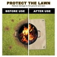 thumbnail image 4 of Visland Fireproof Fire Pit Mat- Portable Fire Blanket Protective Patio Insulation Pads Resistant Flame Retardant Stove Floor Grill Mat for Deck Patio Lawn Outdoor Camping BBQ Protection, 4 of 8