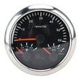 thumbnail image 2 of 85mm Tachometer, 3 in 1 Boat RPM Gauge, 6000rpm & 816V Voltage Gauge, Metal Material with 7 Color Backlight, Compatible with Cars, Boats, Trucks, RVs, Fits 412, 2 of 7