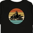 thumbnail image 4 of Inktastic Snowmobile Retro Sunset Boys or Girls Long Sleeve Toddler T-Shirt, 4 of 5