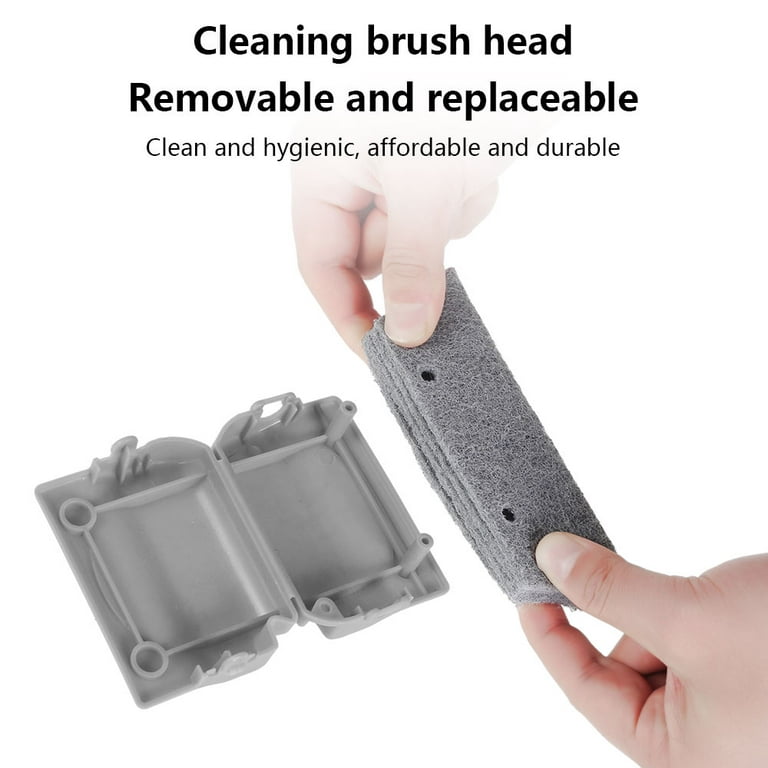 Crevice Groove Cleaning Brush Trench Window Door Cleaning Gap Dust Cleaner  Slide