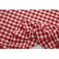 thumbnail image 3 of Red White Plaid Ruffles Pillow Shams Checkered Pillowcases Gingham Queen Size Pillow Cases Washed Cotton Farmhouse Cottage Pillow Covers for Bed/Sofa(20X30inches,Red/White Plaid),2 Pack, 3 of 10