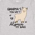 thumbnail image 4 of Inktastic Grandma's You Say Alpaca My Bags Boys or Girls Baby T-Shirt, 4 of 5