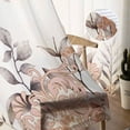 thumbnail image 5 of Persian Pattern Watercolor Leaves Tulle Curtains for Living Room Bedroom Modern Chiffon Sheer Voile Kitchen Window Curtain, 5 of 7