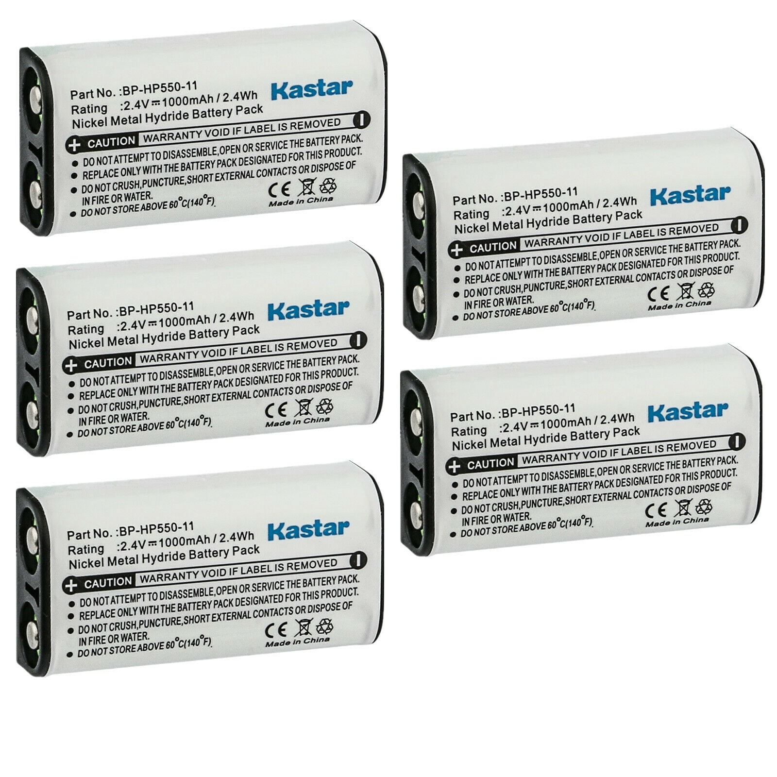 Kastar 5-Pack BP-HP550-11 2.4V 1000mAh Ni-MH Battery Replacement for Sony  MDR-RF840RK MDRRF840RK, MDR-RF840RJ MDRRF840RJ, MDR-RF850 MDRRF850,  MDR-RF850RK MDRRF850RK, MDR-RF860 MDRRF860 Headphone - Walmart.com