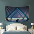 thumbnail image 4 of Fantasy Alien Tapestry, Illustration Style Wall Decor Home Decor Bedroom Living Room Dorm Tapestry Room Wall Hanging 60 x 40 inches, 4 of 7