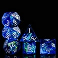 thumbnail image 3 of Cusdie 7-Die Sharp Edges DND Dice, Handcrafted Polyhedral Dice Set, for Role Playing Game Dungeons and Dragons D&D Dice MTG Pathfinder, 3 of 5