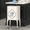 Blue and White Porcelain, variant on Mrbin Metal Kitchen Trash Can with Wheels, 36L / 9.5gal Garbage Can with Legs, Pet Proof Tall Narrow Garbage Pail Press Lid Wastebasket, Sunflower