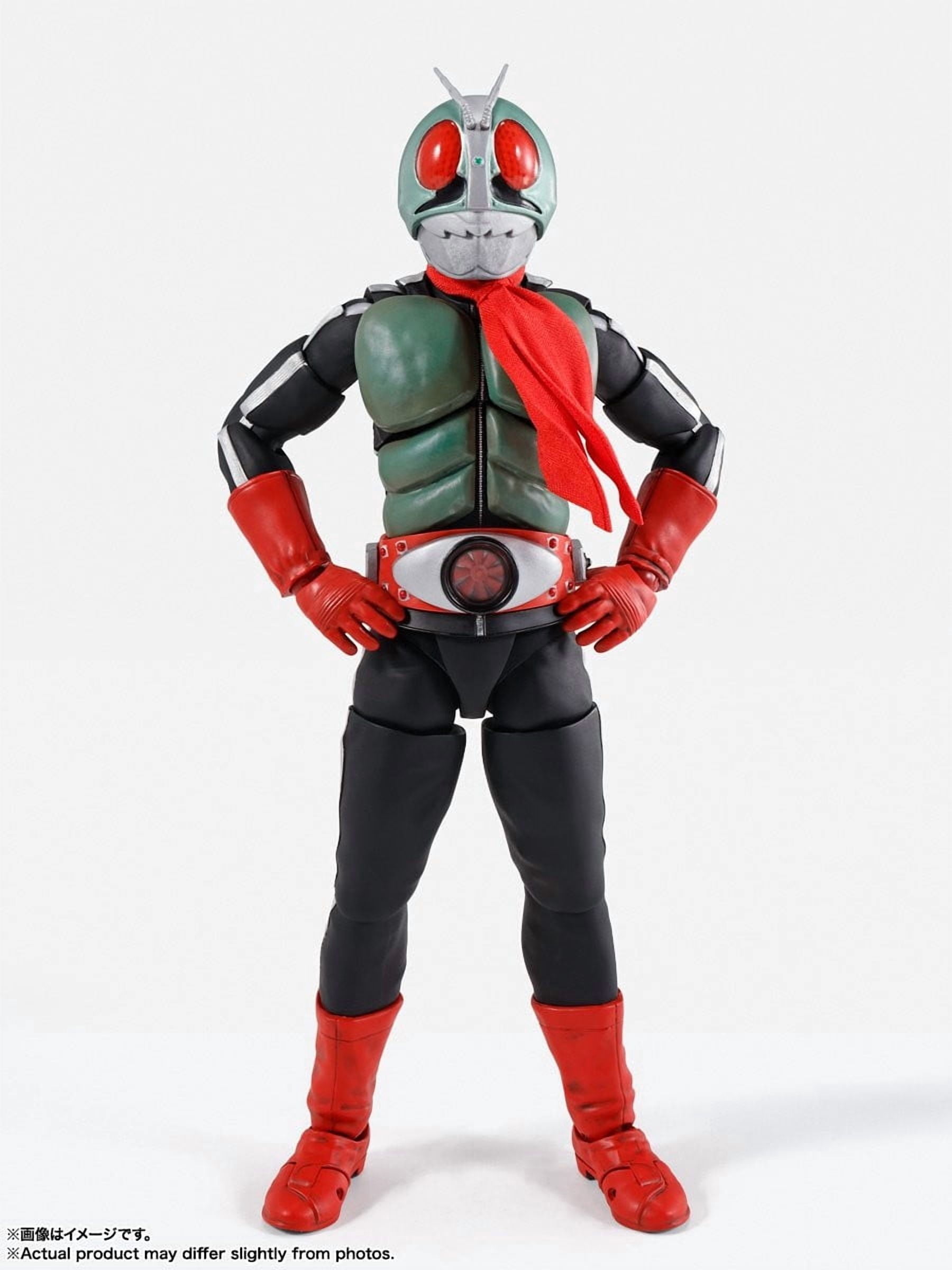 Bandai Tamashii Nations Masked (Kamen) Rider: Kamen Rider 2 Legendary Showa Masked Riders Edition (Shinkocchou Seihou) S.H.Figuarts Action Figure