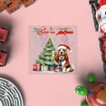 thumbnail image 4 of Merry Christmas and Happy New Year Santa Basset Hound Holiday Xmas Winter 2025 Cutout Transfer Sticker Bassets Dog Breed Lovers Gifts Idea Transparent Decal Art Decor - 00024, 4 of 5