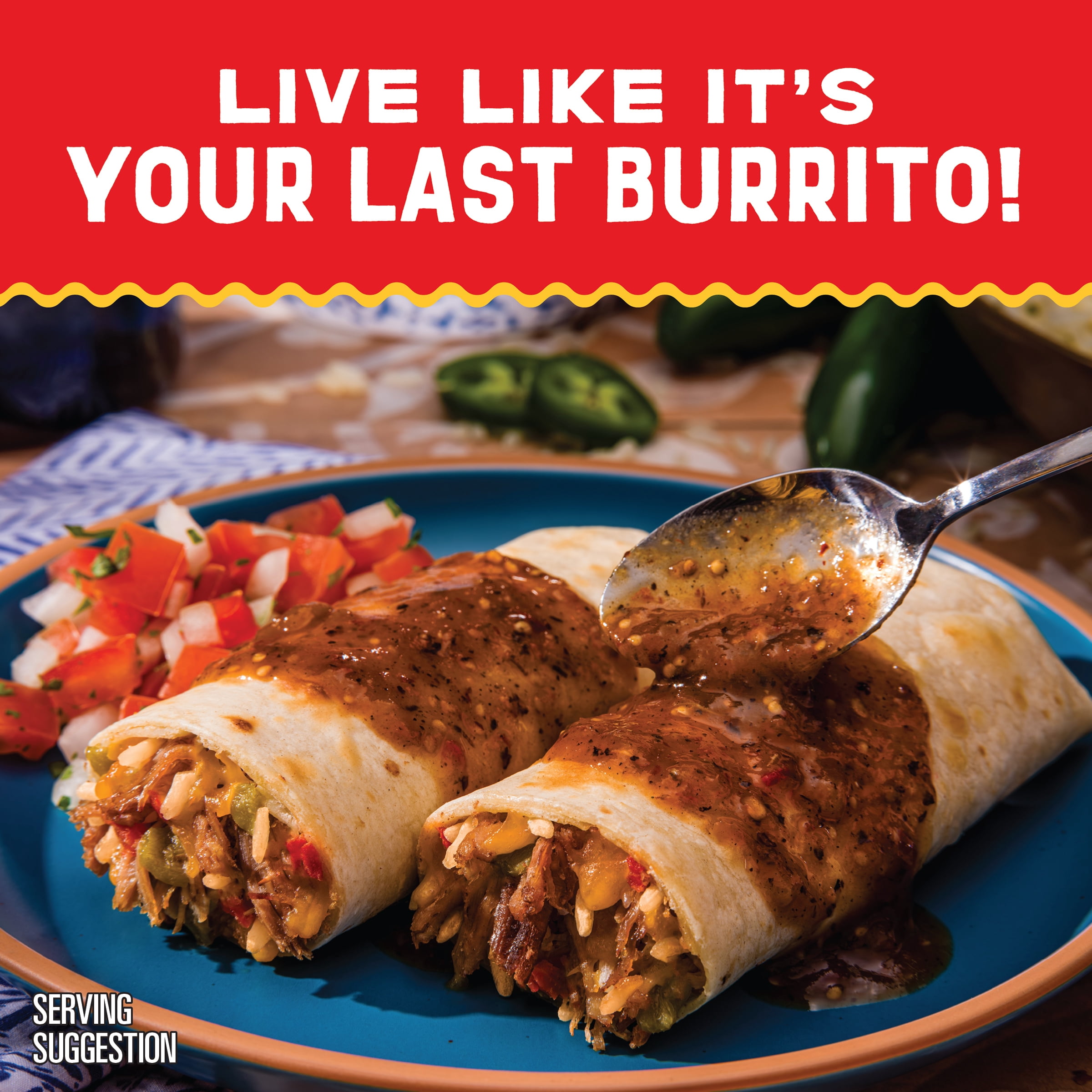 El Monterey Signature Shredded Steak and Cheese Burrito, 4.8 oz (Frozen)