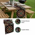 thumbnail image 5 of Black Boho Table Runner - 120 Inch Long, Kitchen Dining Table Runner Dresser Scarves, Ethnic Country Colorful Abstract Floral Motifs Farmhouse Decor for Coffee Tables Wedding Party Banquet, 5 of 8