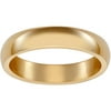 Gold-Tone High-Dome Wedding Band, 4.5mm