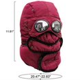 thumbnail image 3 of HESHENG Thermal Windproof Trapper Hats with Glasses Winter Ski Hunting Trooper Hat Warm Ear Flaps and Mask Cycling Outdoor Caps for Men Women, Wine Red, 3 of 3