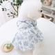 thumbnail image 3 of Ropa azul sin espalda para mascotas, vestido de estilo japonés, falda de gasa para cachorro, Yorkshire, niña pequeña, vestido de princesa para Chihuahua, hoja de verano, 3 of 4