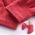 thumbnail image 6 of Visland 2 Pair Half Finger Gloves Winter Knit Warm Stretchy Mittens Fingerless Gloves in Common Size for Men and Women, 6 of 7